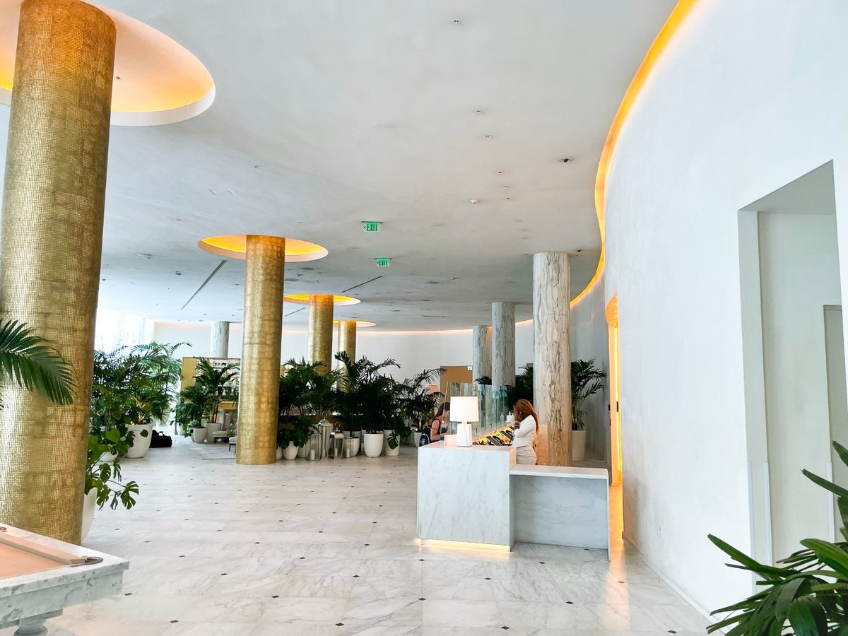 The Miami Beach EDITION lobby Marriott