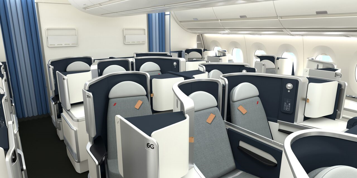 Air France A350 900 business class
