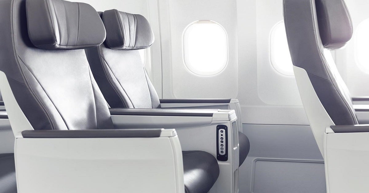 Air Transat Club Class seat