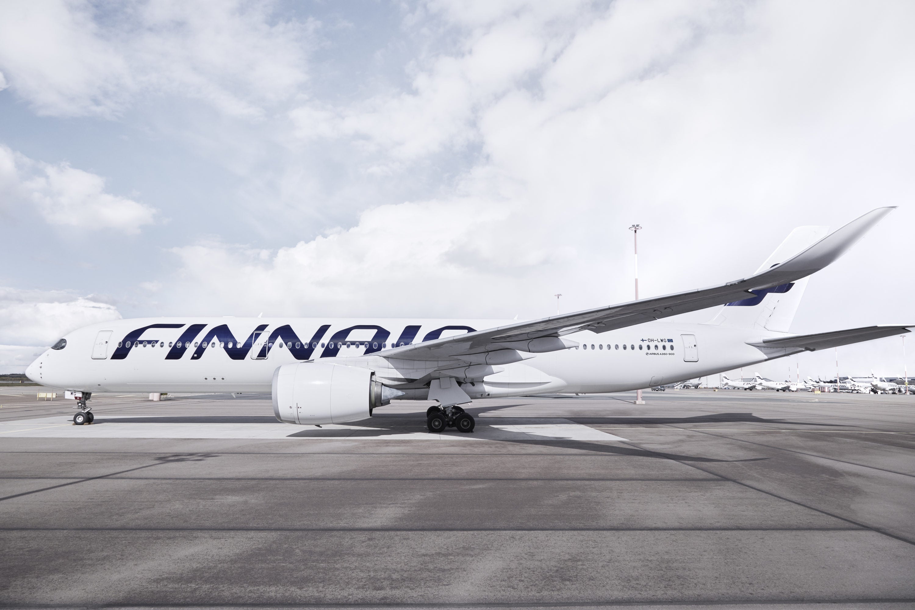 Finnair A350 Plane Groud