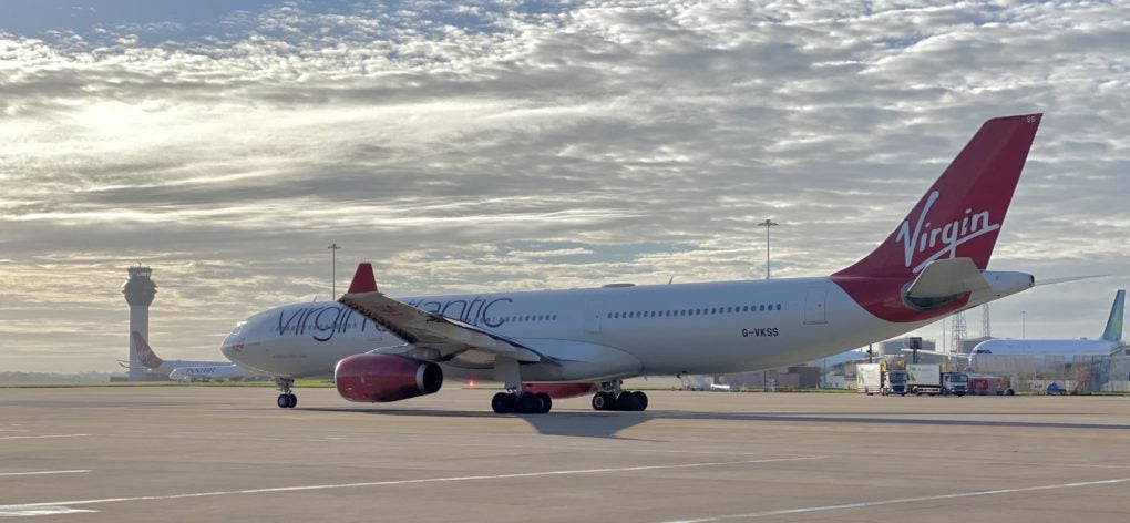 A Virgin Atlantic A333 headed to MCO from MAN
