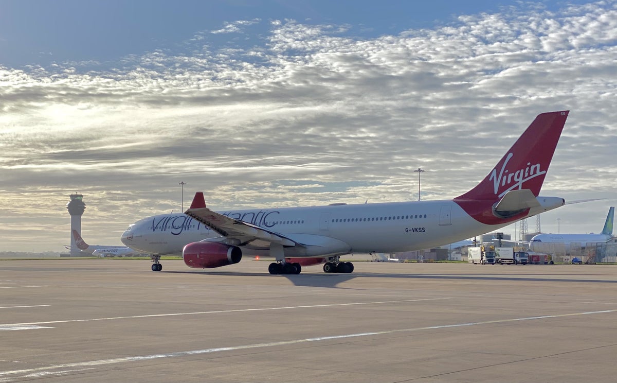 A Virgin Atlantic A333 headed to MCO from MAN