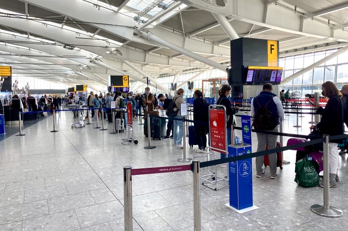 Iberia economy check in at LHR