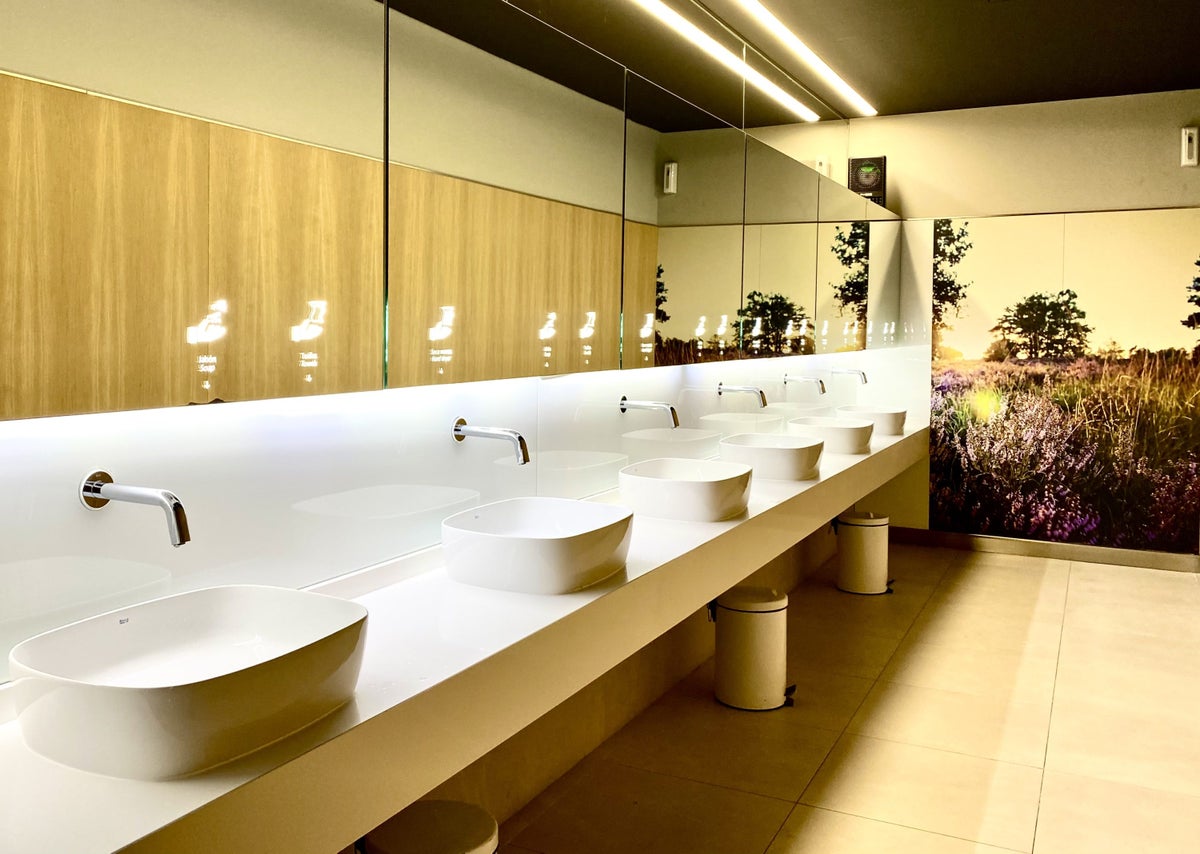Iberia Sala VIP Dali Madrid mens bathroom