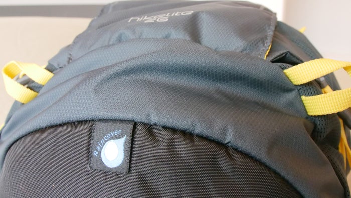Daypack water resistance