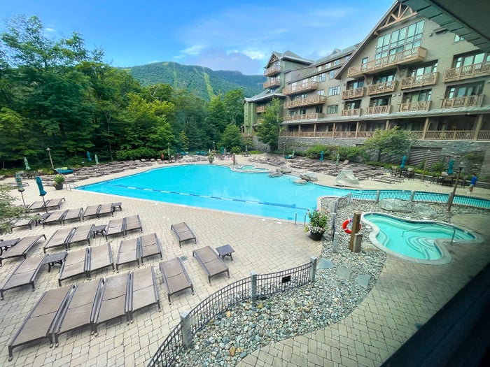 Pool at The Lodge at Spruce Peak Destination by Hyatt Stowe Vermont