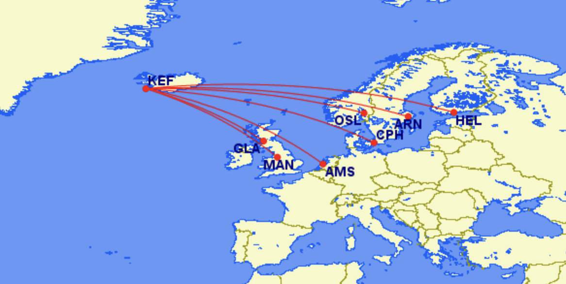 JetBlue and Icelandair's new codeshare routes
