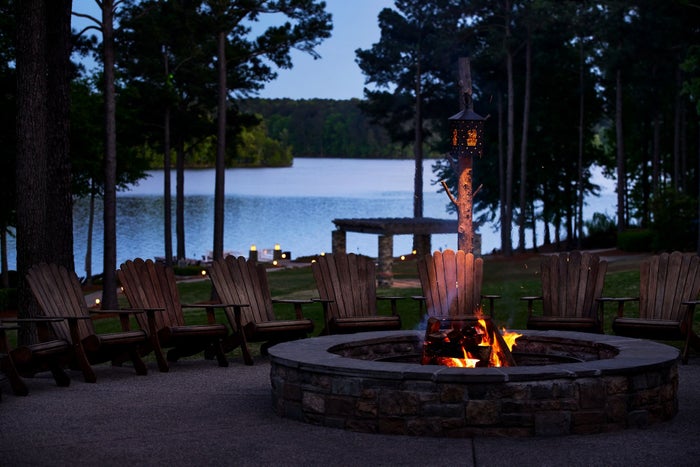 The Ritz Carlton Reynolds night fire The Ritz Carlton Reynolds night fire