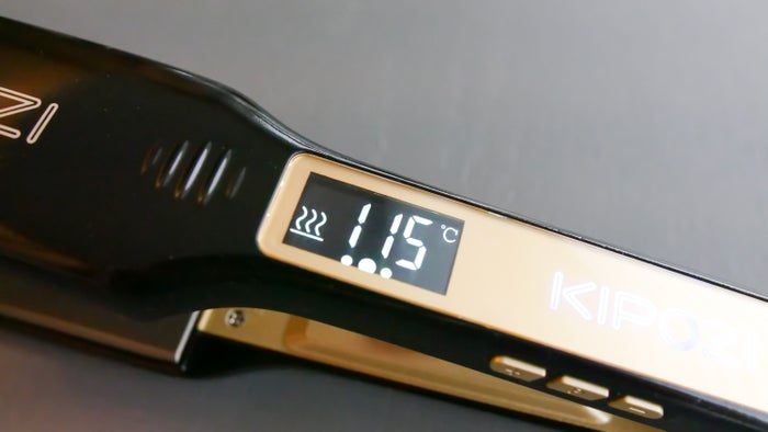Travel hair straighteners temperature