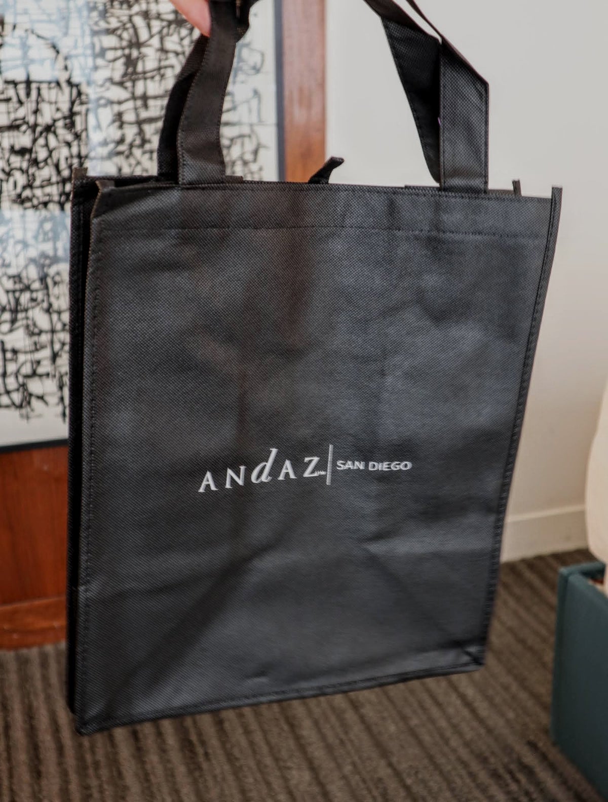 Andaz San Diego reusable tote bag