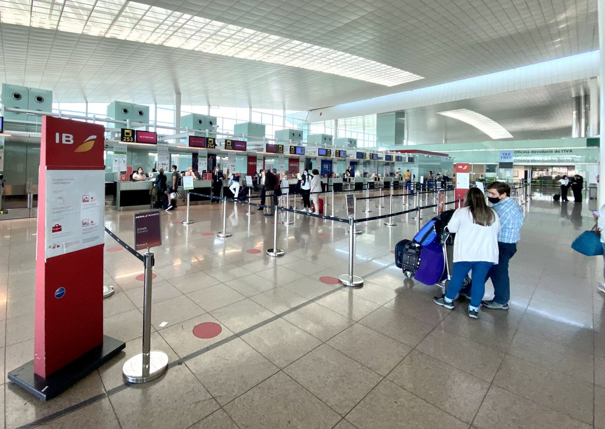 British Airways Club Europe A321neo Iberia check in