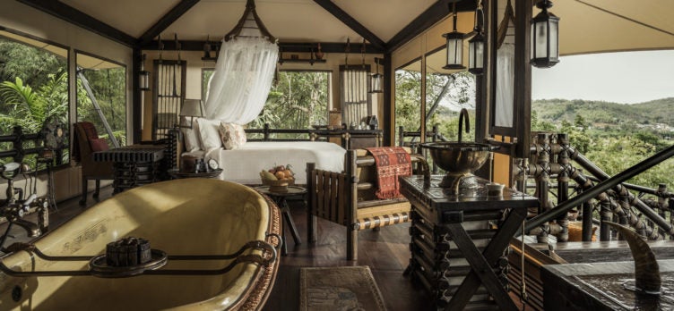 Four Seasons Tented Camp, Golden Triangle Thailand room