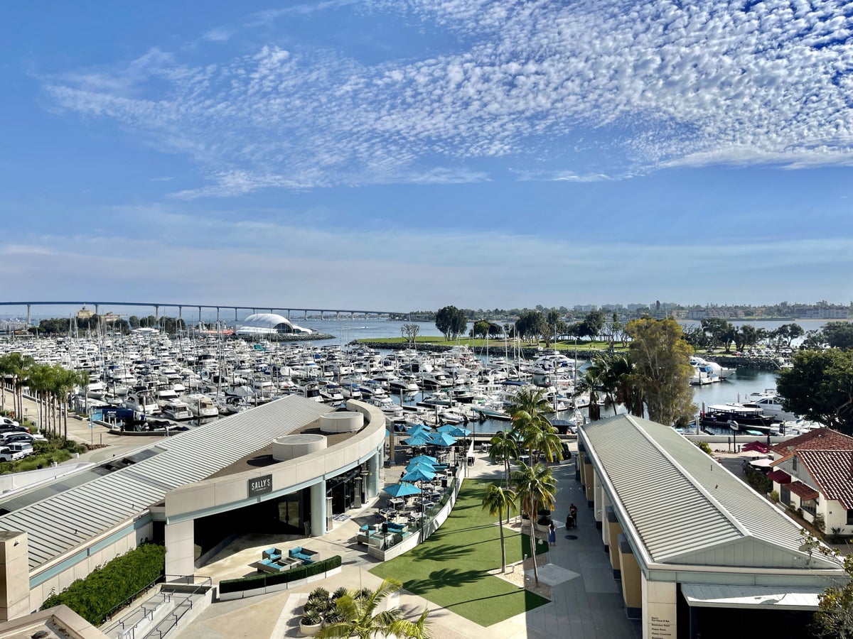 Marina view from Manchester Grand Hyatt San Diego adult pool