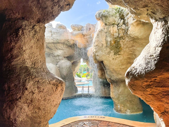 Grotto waterfall at the Hyatt Regency Grand Cypress Orlando