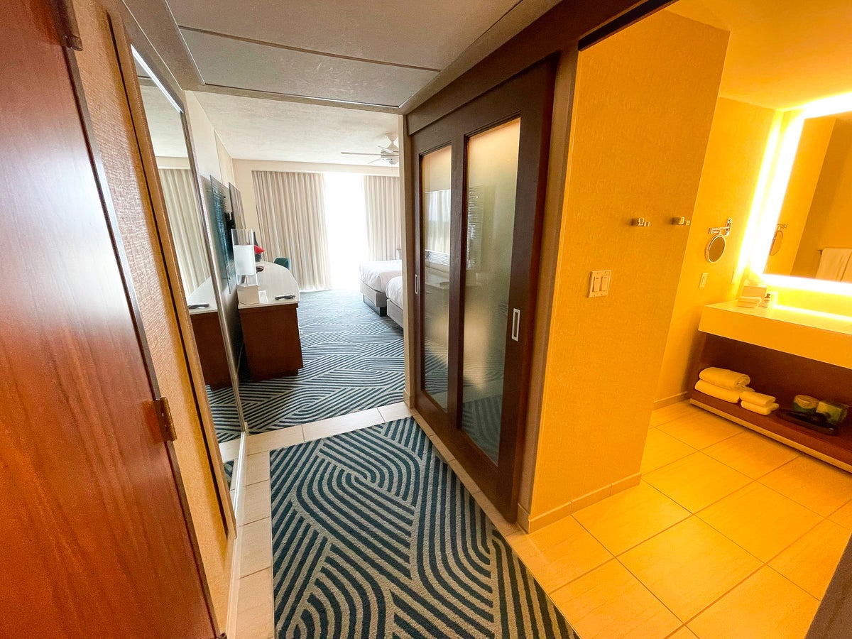 Guestroom entryway at the Hyatt Regency Grand Cypress Orlando