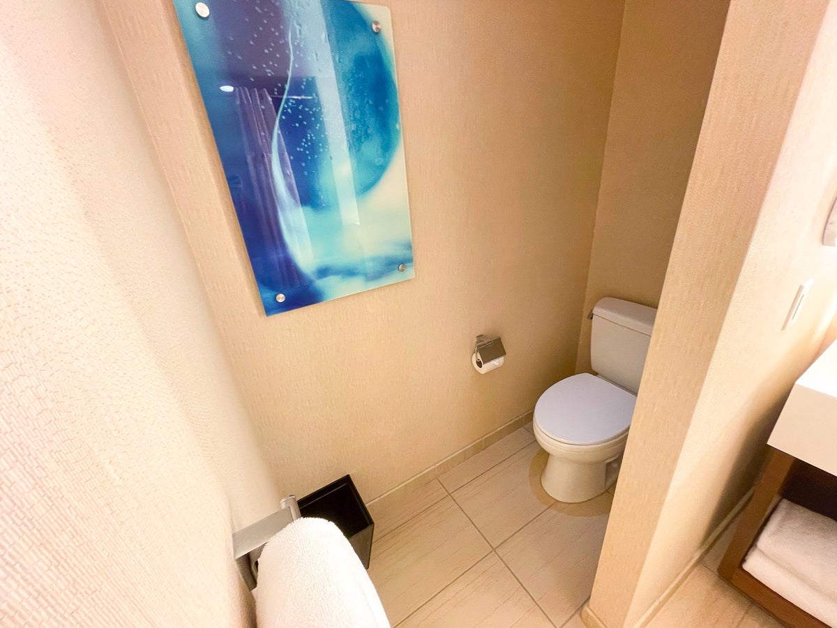 Guestroom toilet bathroom at the Hyatt Regency Grand Cypress Orlando