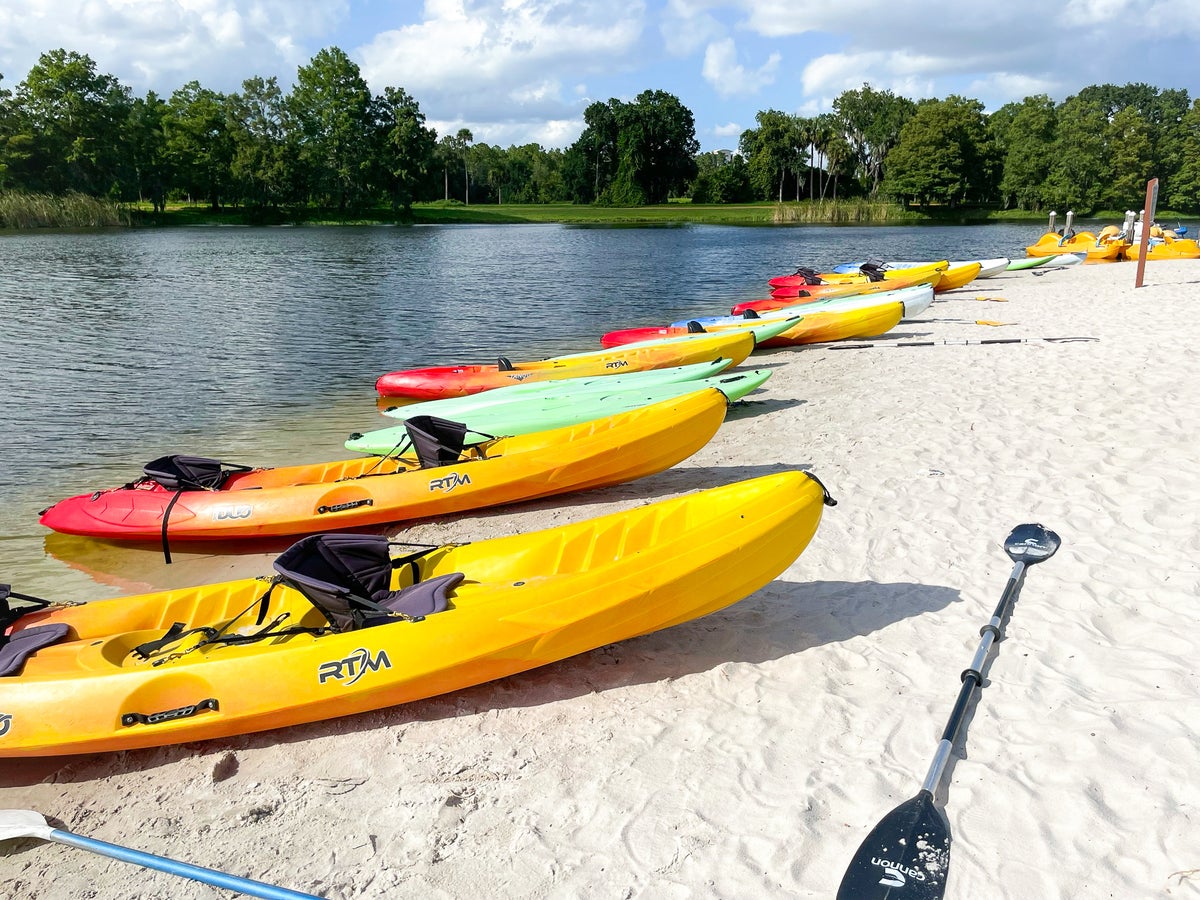 Kayaks at the Hyatt Regency Grand Cypress Orlando