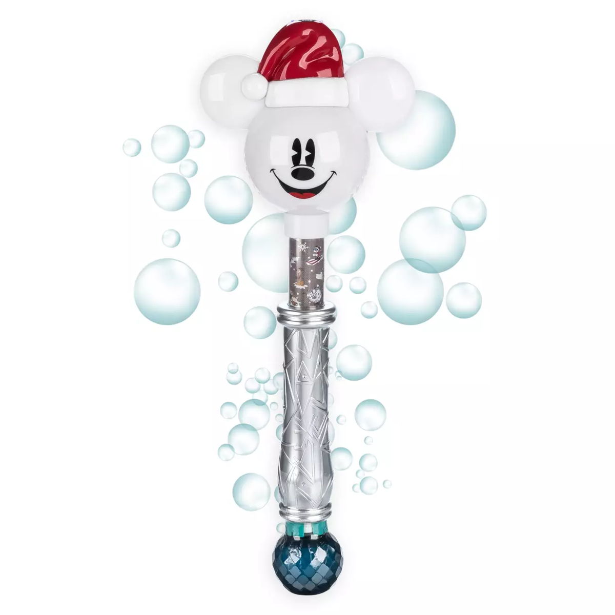 Mickey Mouse Holiday Light Up Wand with Snow Bubbles