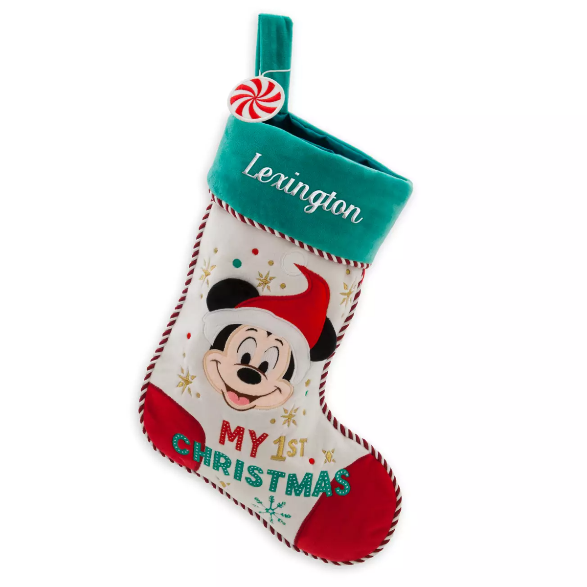 Mickey Mouse My 1st Christmas Stocking for Baby – Personalizable
