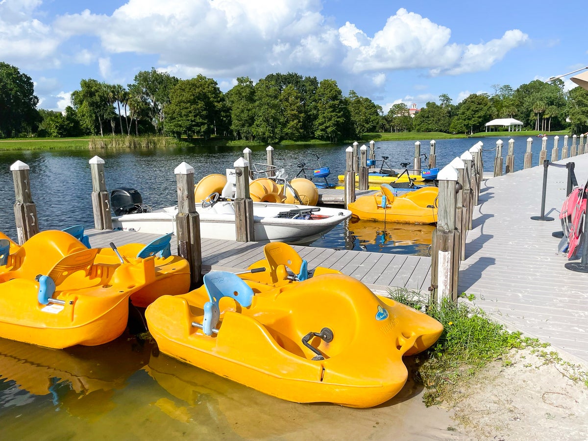 Paddle boats at the Hyatt Regency Grand Cypress Orlando