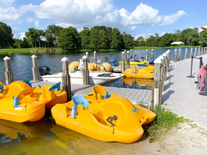 Paddle boats at the Hyatt Regency Grand Cypress Orlando