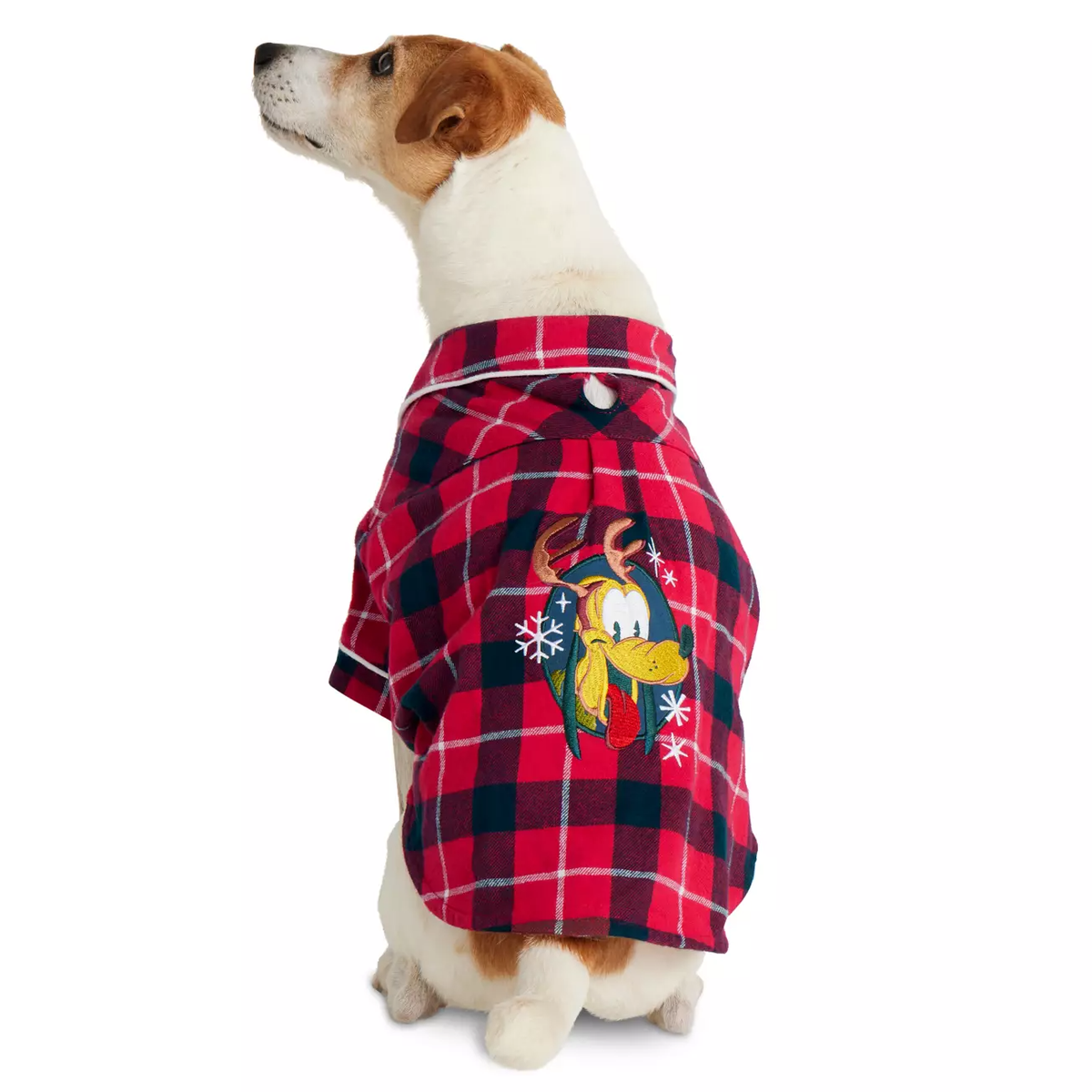 Pluto Holiday Plaid Flannel Shirt for Dogs