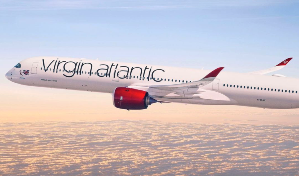 Virgin Atlantic A350-1000 (G-VLUX) in flight