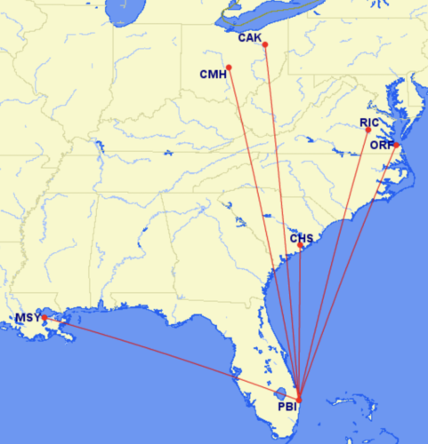 Breeze Airways Adds Islip & West Palm Beach to Network in 2022