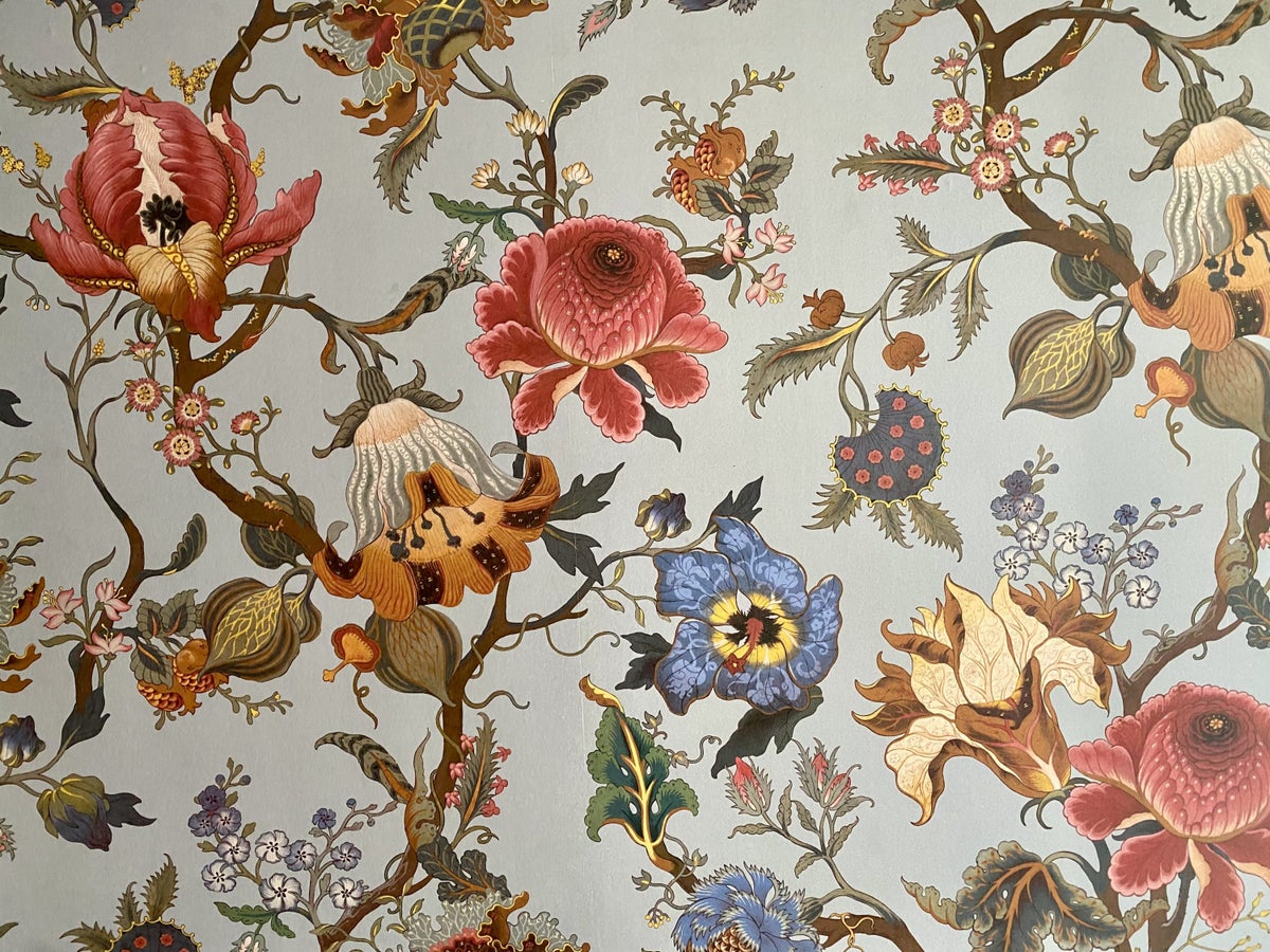 The Atocha Hotel Madrid Tapestry Collection by Hilton El Atochal Penthouse floral wallpaper