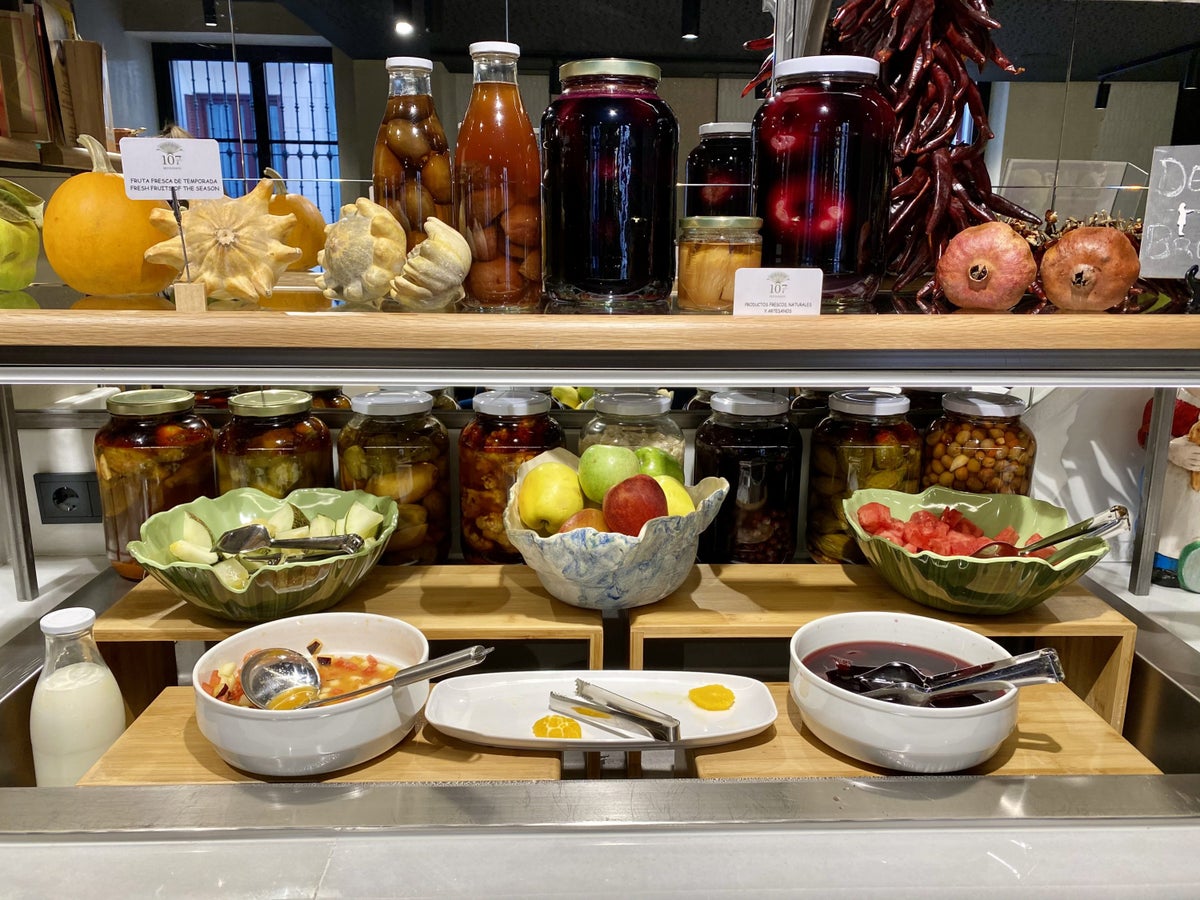 The Atocha Hotel Madrid Tapestry Collection by Hilton breakfast fruit selection