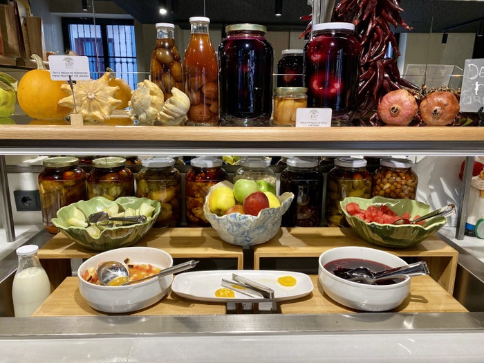 The Atocha Hotel Madrid Tapestry Collection by Hilton breakfast fruit selection