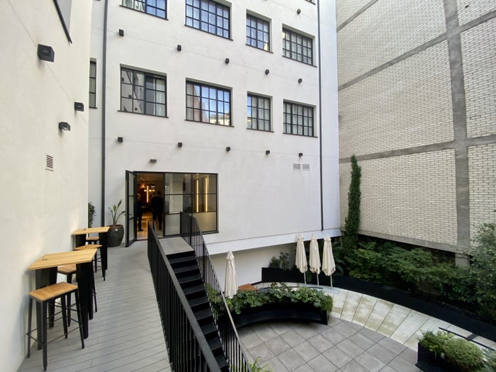 The Atocha Hotel Madrid Tapestry Collection by Hilton courtyard