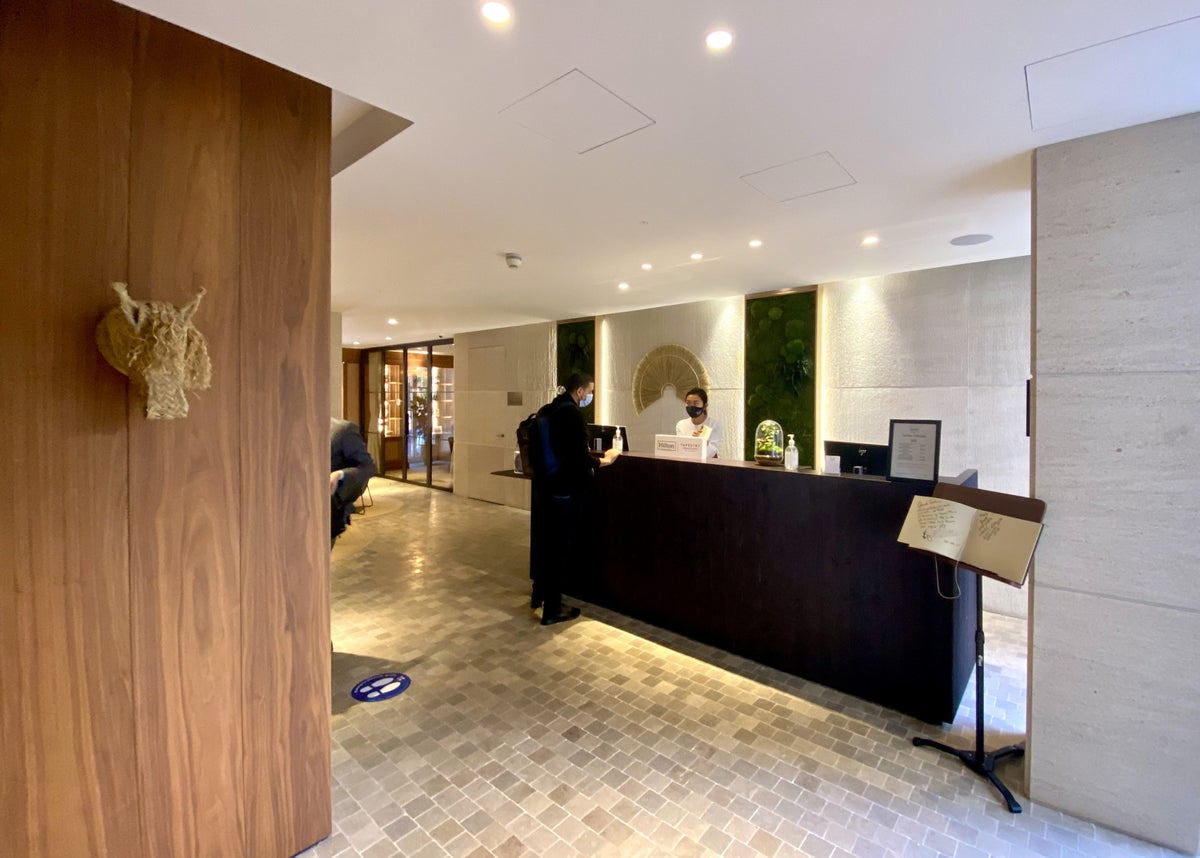 The Atocha Hotel Madrid Tapestry Collection by Hilton reception desk
