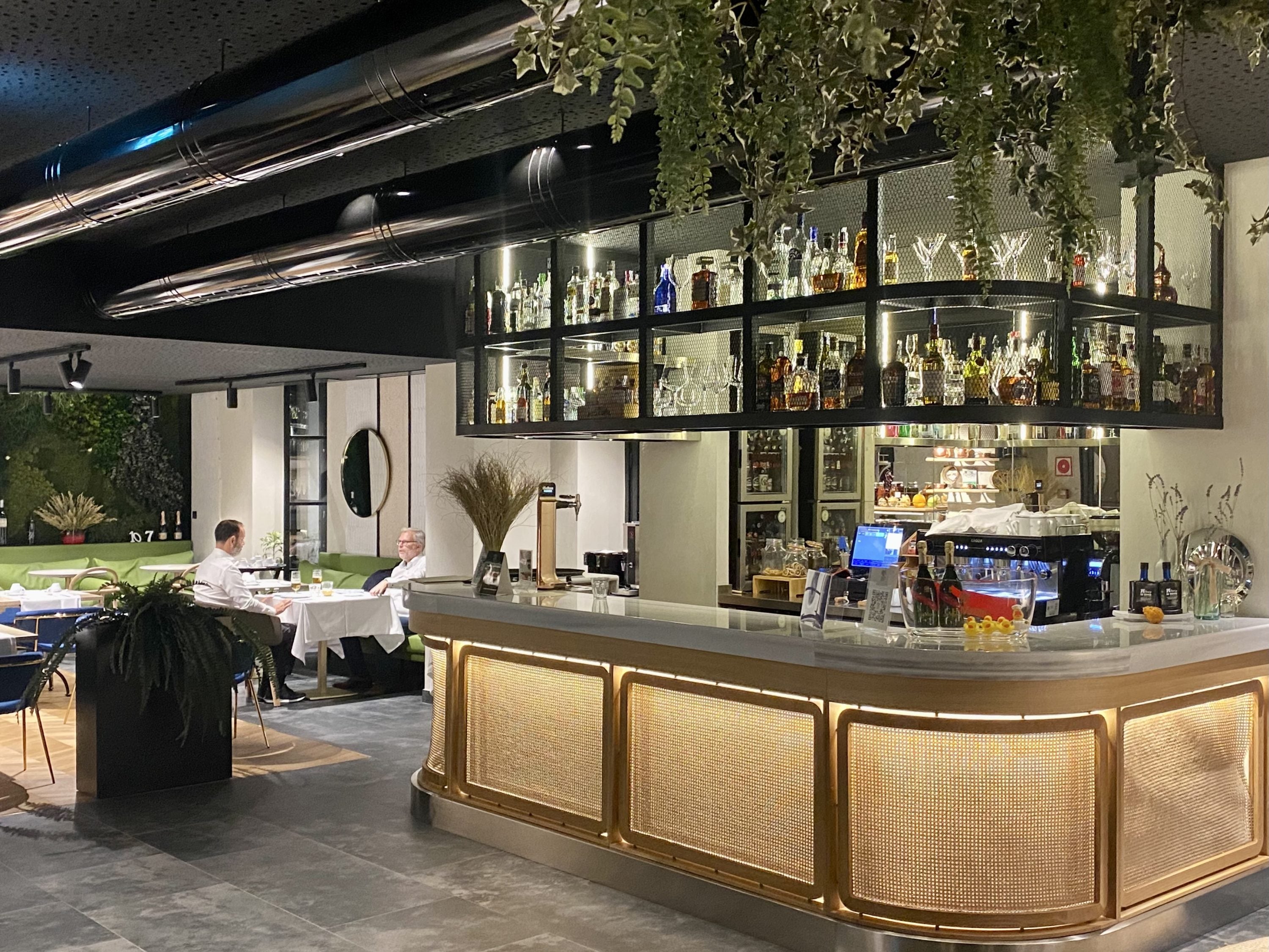 The Atocha Hotel Madrid Tapestry Collection by Hilton the bar in the restaurant
