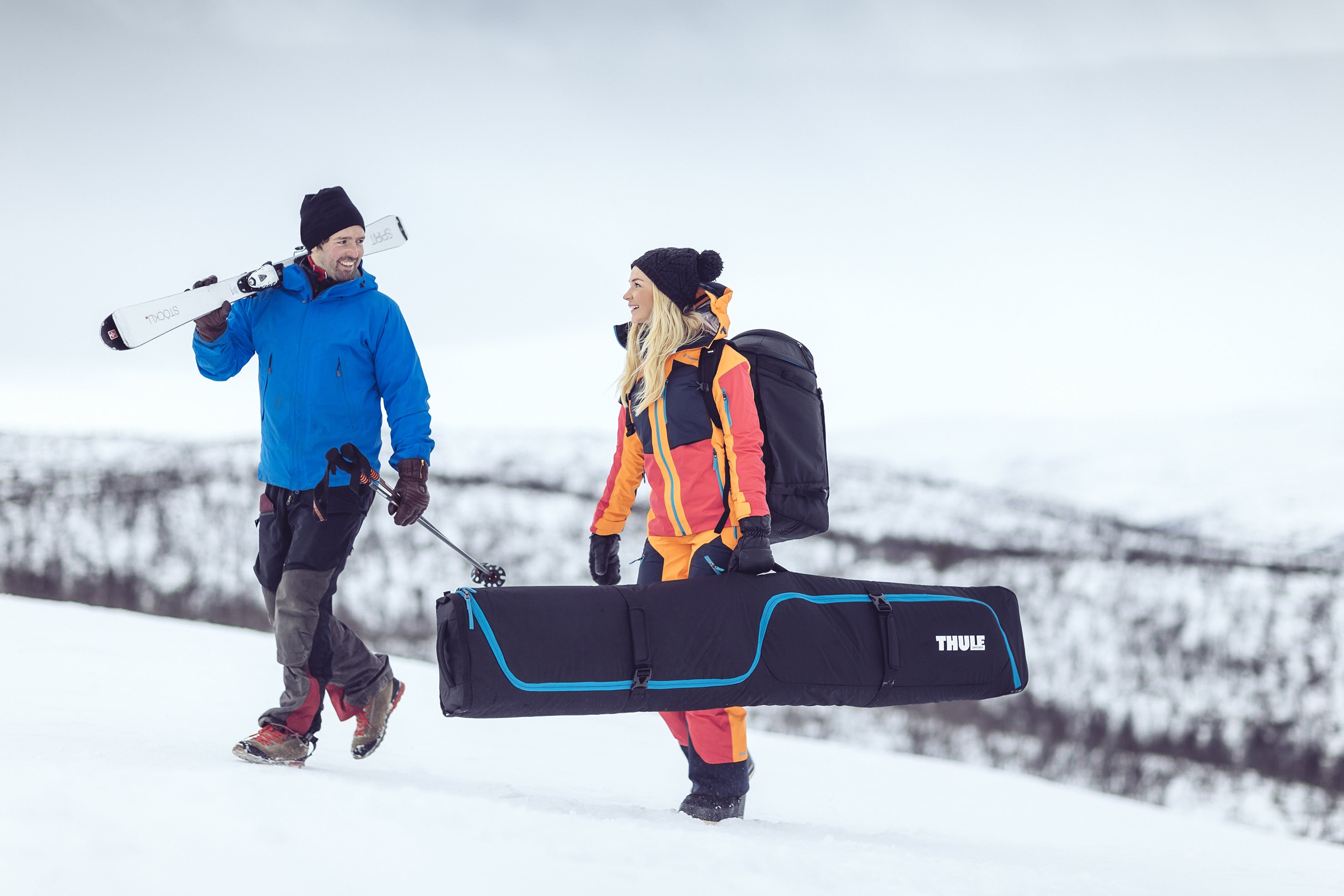 Snow Ski Travel Bag Padded Ski Bag 78 Inches NEW Blue 