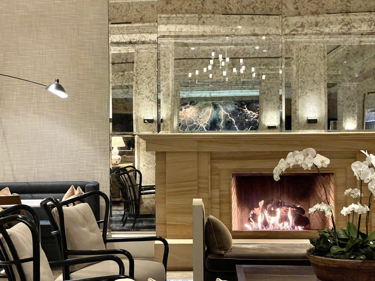 Waldorf Astoria Monarch Beach Resort Club Lobby Fireplace Closeup
