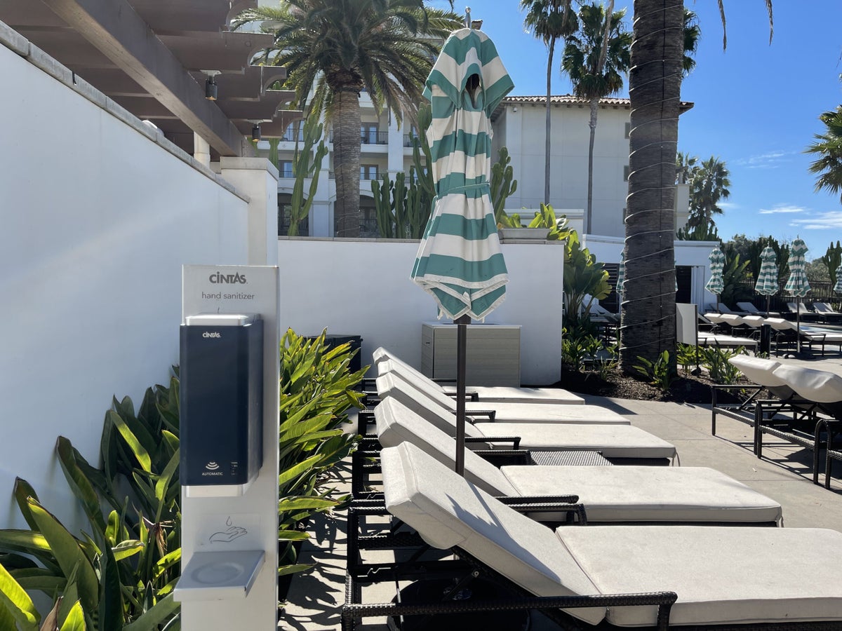 Waldorf Astoria Monarch Beach Resort Club Pool Hand Sanitizer