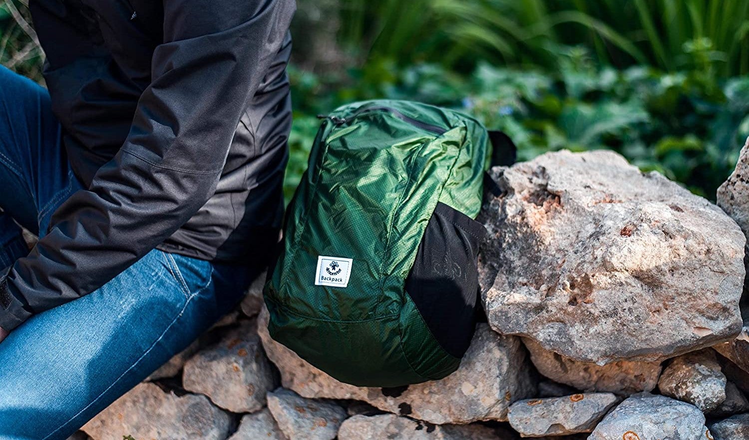 FENGDONG 35L Lightweight Foldable Waterproof Packable Travel Hiking Backpack Daypack for men women 