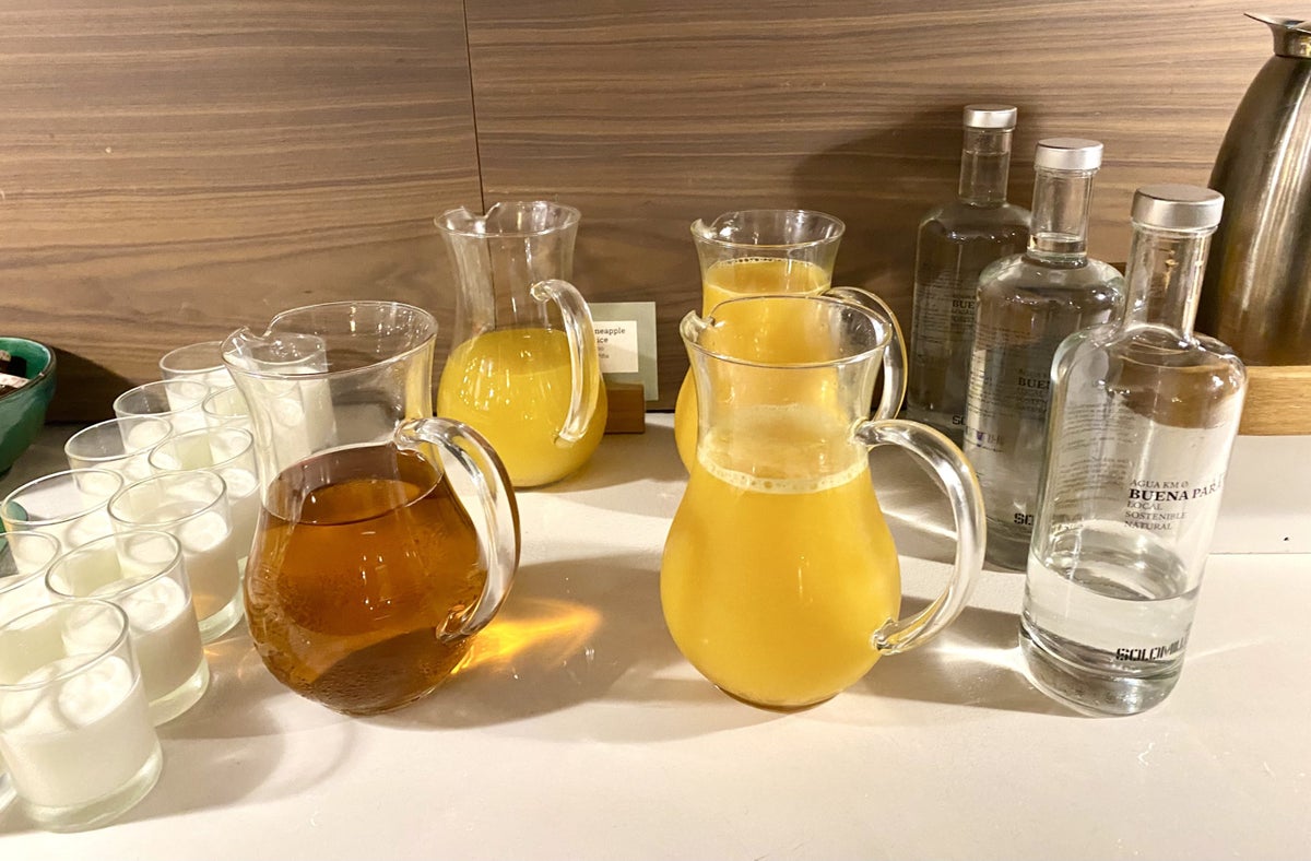 Alexandra Hotel Barcelona Curio Collection by Hilton breakfast drink selection