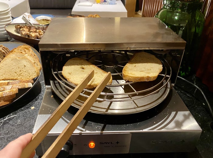 Alexandra Hotel Barcelona Curio Collection by Hilton breakfast old school toaster