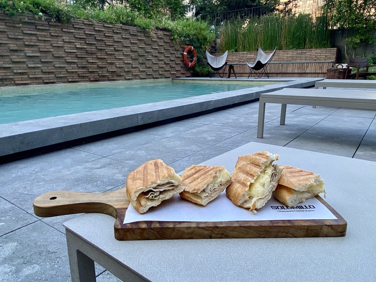 Alexandra Hotel Barcelona Curio Collection by Hilton poolside snack