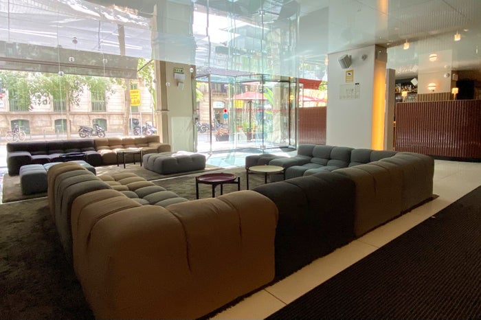 Alexandra Hotel Barcelona Curio Collection by Hilton reception seating area