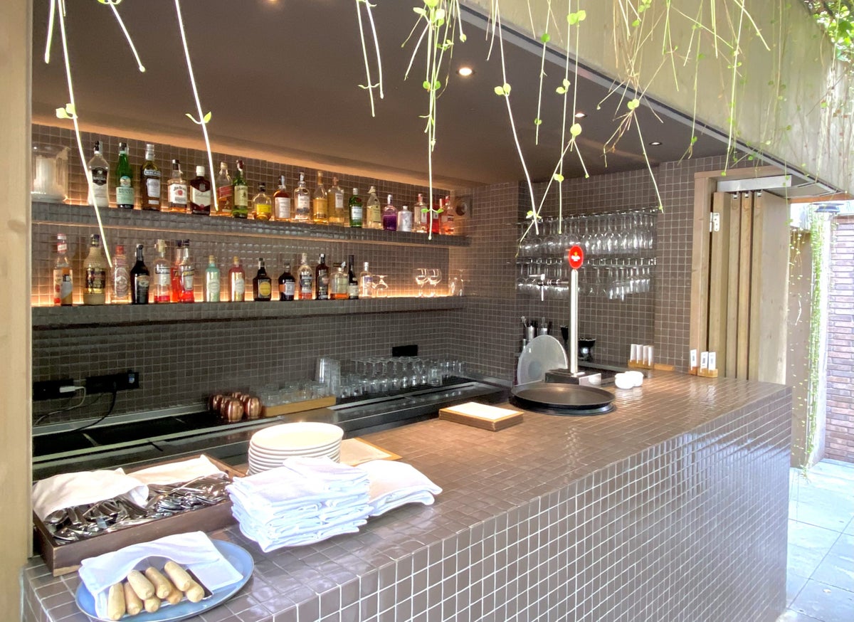 Alexandra Hotel Barcelona Curio Collection by Hilton rooftop bar drink selection
