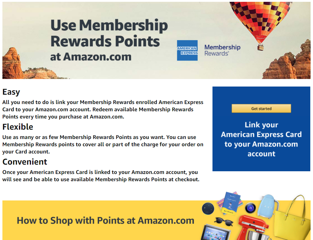 Amazon Shop with Points