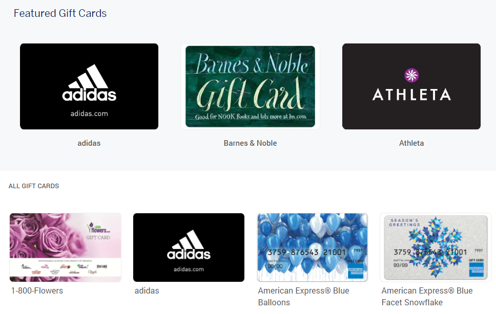 Amex gift cards