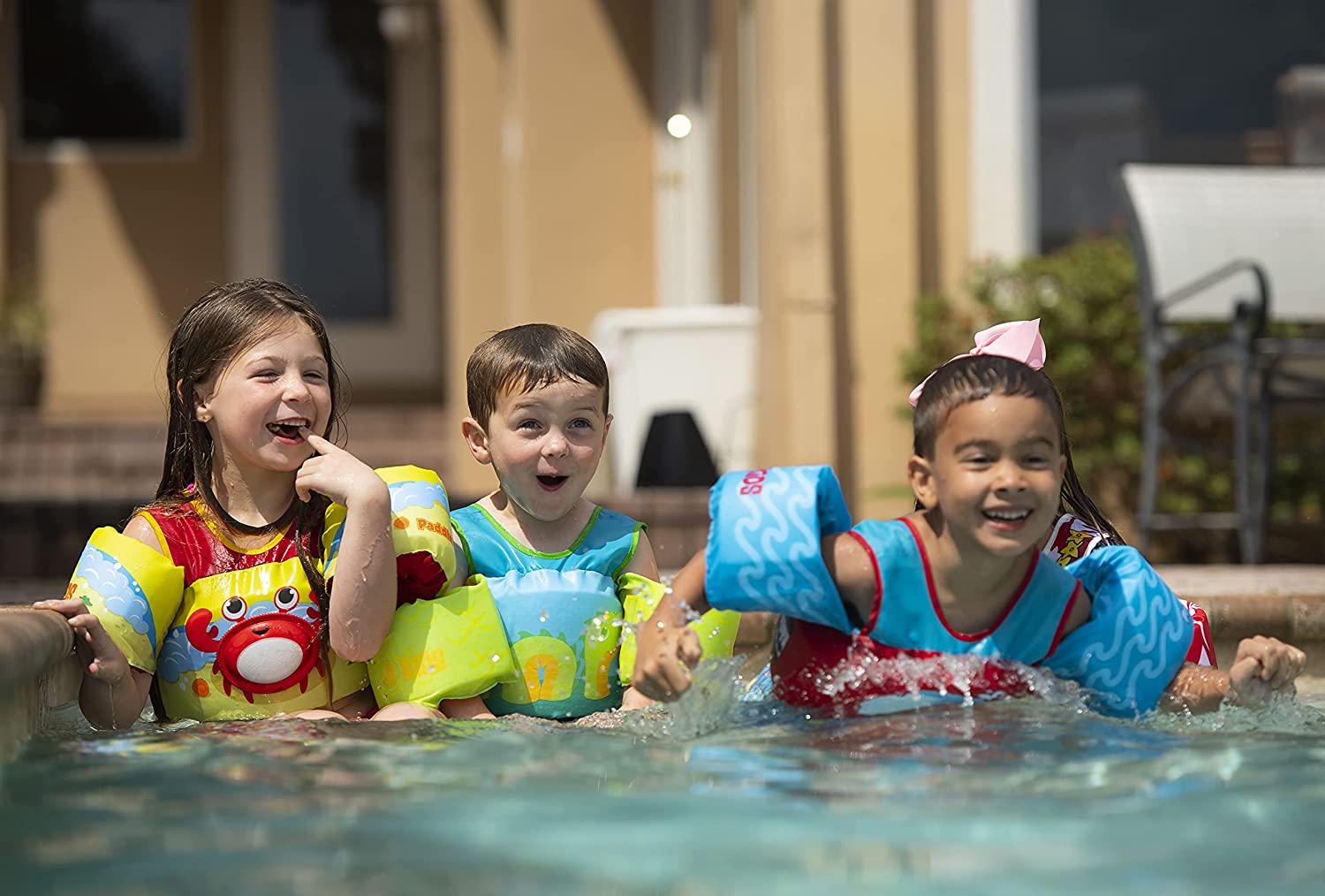 Baby Swim Toddler Arm Bands Float Swimming Ring Pool Infant Kids Life Jacket UK 