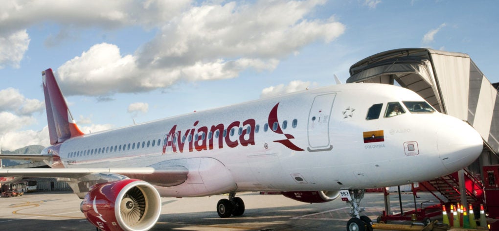 Avianca A320 at airport