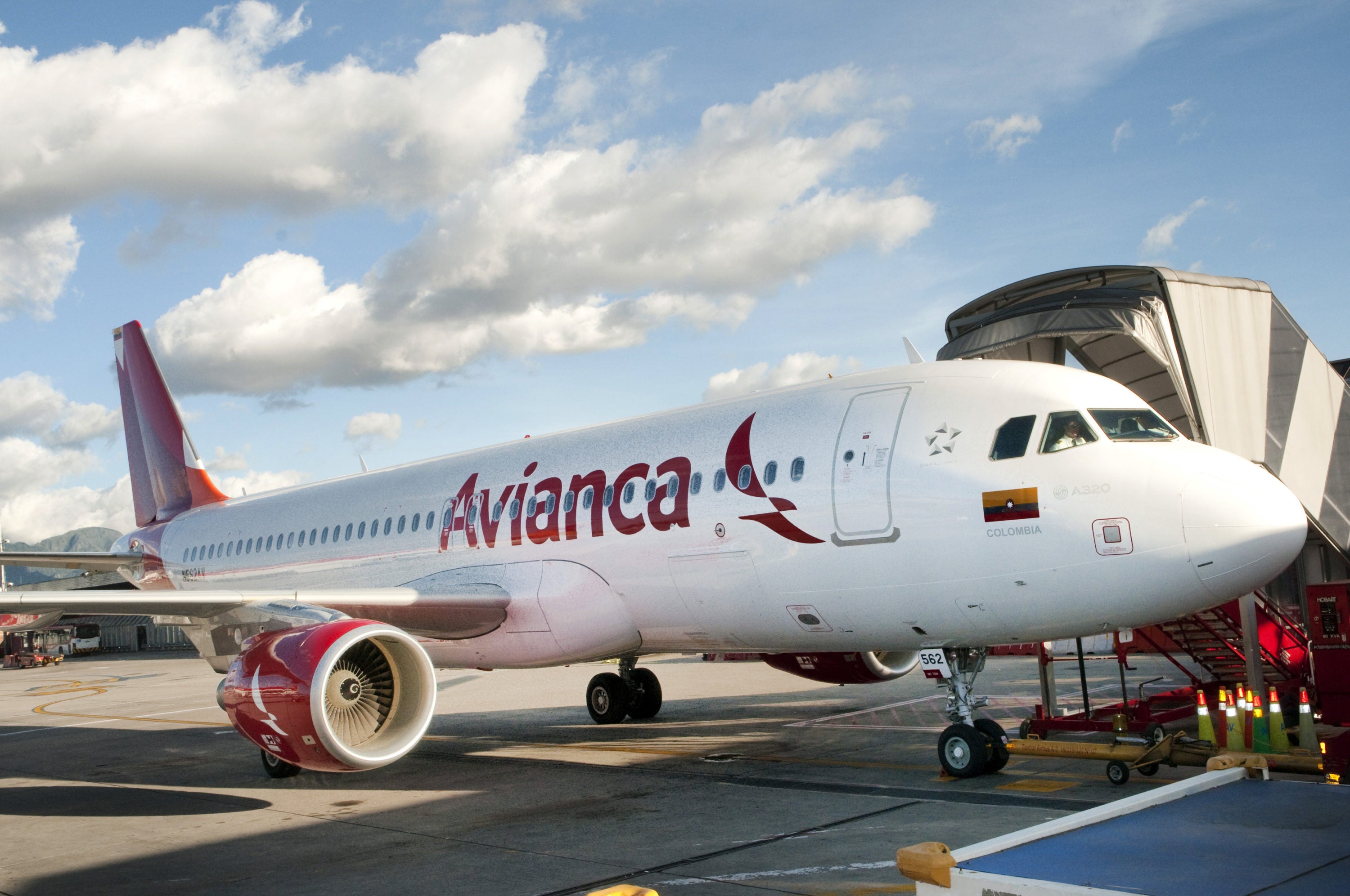 Avianca A320 at airport