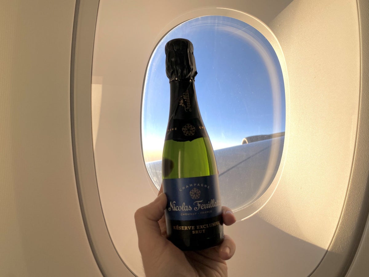 British Airways Club Europe A380 Club World Champagne