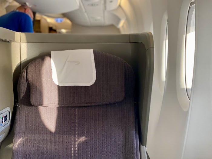 British Airways Club Europe A380 Club World seat 13K